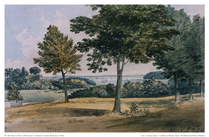 View From the Porch of Rippon Lodge — 1796-07