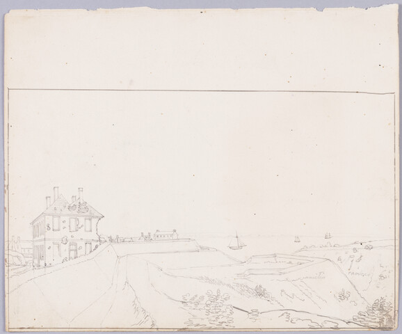 Nelson House and Fortifications, Yorktown, Virginia — circa 1798