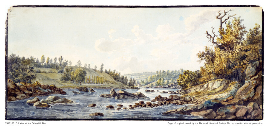 View of the Schuylkill River — 1799-08-31