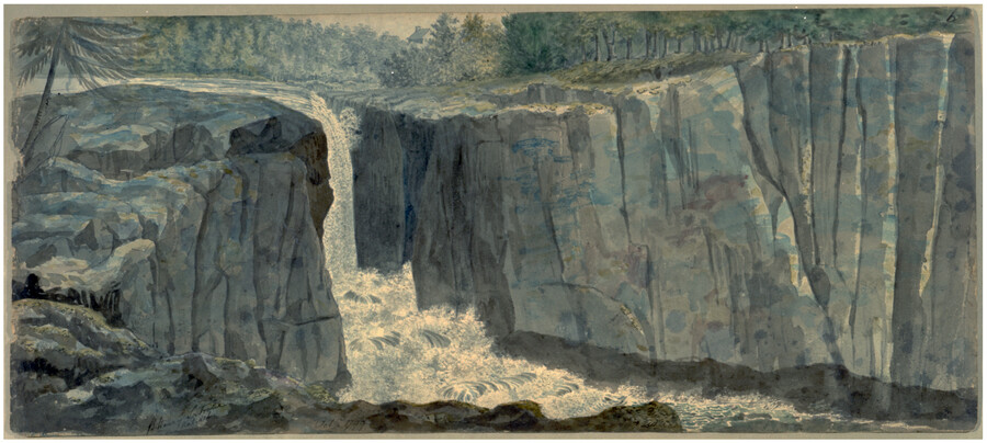 Passaic River at the Falls — 1799-10