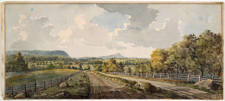 View on the road from Newark to Paterson, New Jersey — 1800-05-28