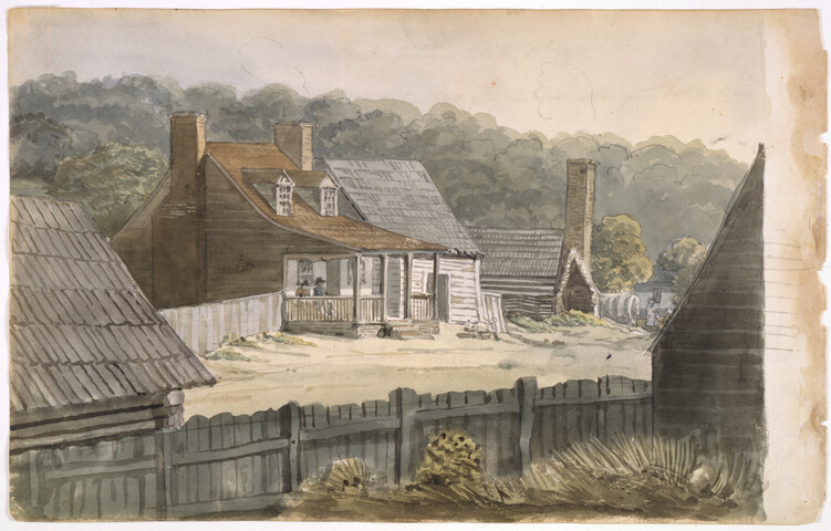Out of Robbs Window, Montgomery Court House — 1811