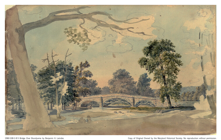 Bridge Over Brandywine — circa 1804-1806