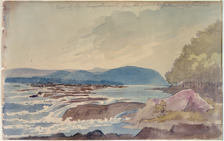 Views of Susquehanna From the Foot of the Falls Above Columbia” — 1802