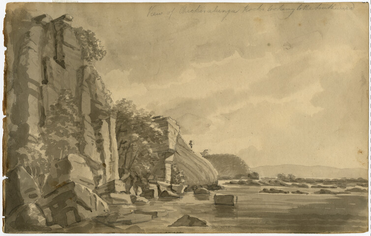 Chickisalunga Rocks looking to the Southward — 1802