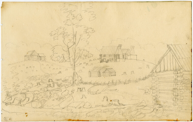 William Robertson’s house near his quarry on Aquia Creek — 1806-08-21