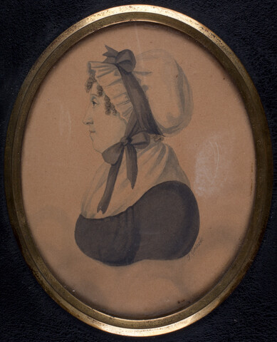 Portrait of Rachel Gratz Etting — circa 1810