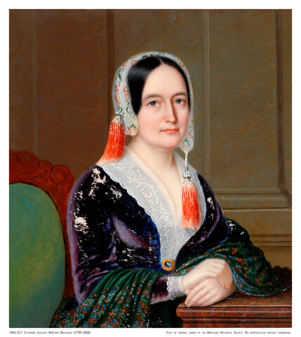Catherine Augusta McEvers Birckhead — circa 1845