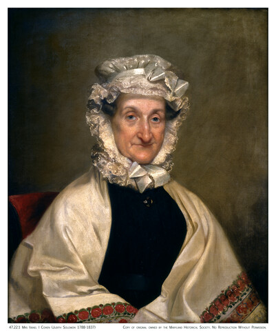 Judith Solomon Cohen (Mrs. Israel I. Cohen) — circa 1830-1835