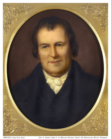 Portrait of Judge Elias Glenn — circa early 1800s