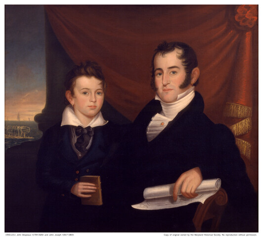 John Despeaux (1794-1826) and John Joseph Despeaux (1817-1865) — circa 1825