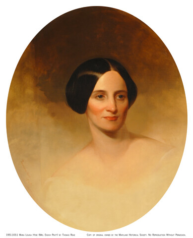 Maria Louisa Hyde Pratt (Mrs. Enoch Pratt) — circa 1860