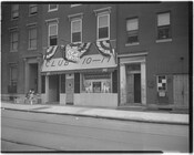 Street view of the front of Club 10-17 on 1017 Madison Avenue in Baltimore, Maryland. The club was located next to Spirit Beam Church of God - Methodist Church.