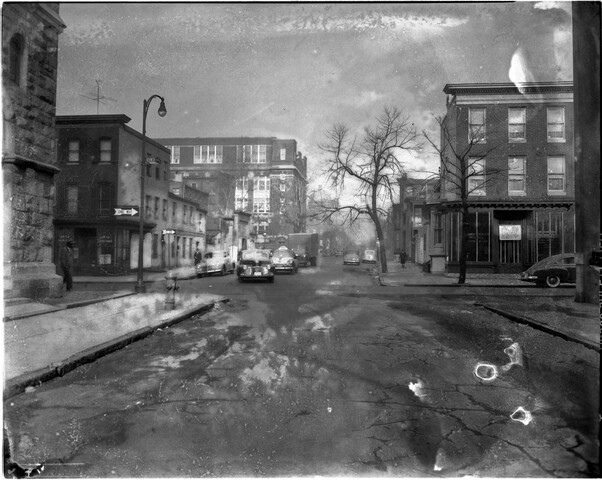 West Lanvale Street towards Druid Hill Avenue — circa 1951-02
