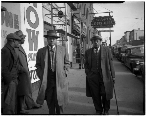 Pedestrians on Pennsylvania Avenue — circa 1948-03