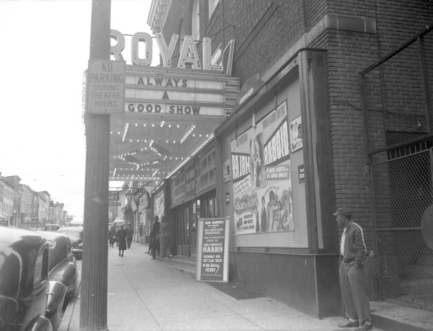 Exterior view of the Royal Theatre — 1949-10