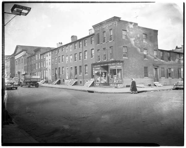 Street view of North Arlington Avenue — 1945-02