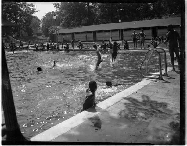Pool Number 2 in Druid Hill Park, Baltimore, Maryland — circa 1948
