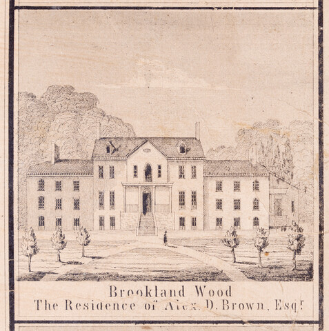 Brookland Wood : the residence of Alex D. Brown, Esqr. — 1857