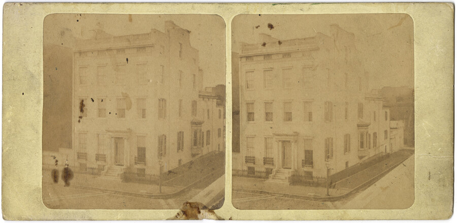 Stereoview of E.M. Greenway House — circa 1860