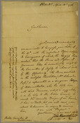 Handwritten correspondence from John Hancock to the Baltimore Committee of Safety.