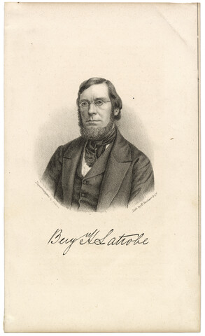Portrait of Benjamin Henry Latrobe, II — circa 1865