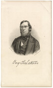 Lithographic portrait of Benjamin H. Latrobe II (1806-1878) based off of a daguerreotype.
