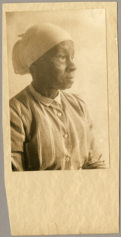 Portrait of Eliza Benson in profile — undated