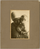 Portrait of Eliza Benson (1836-1921) embracing Catherine Spencer Hayden (also known as "Kitty"), daughter of Baltimore, Maryland, photographer Emily Spencer Hayden. With the deaths of Emily's parents A. C. Bradford "Braddie" Harrison Spencer (1841–1882) and Edward Spencer (1834–1883) in the early 1880s, care of the younger Spencer children was left to Benson. A formerly enslaved…