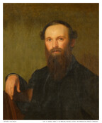 Oil on canvas portrait painting of Seth C. Beach (1823-c. 1865) by Edward Bowers. Beach was born in Ohio. His family ultimately moved to Flint, Michigan where he later worked in retail and the lumber business. At some point, he moved to Baltimore and worked as a lumber merchant. In 1849, he married Sabina V.…