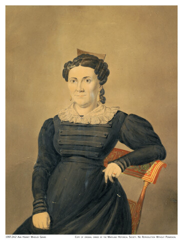 Ann Harriet Wheeler Giraud (Mrs. John James Giraud) — circa 1820-1830