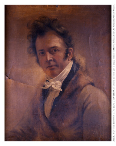Philip Tilyard (Self-Portrait in a Fur Collar) — circa 1820-1825