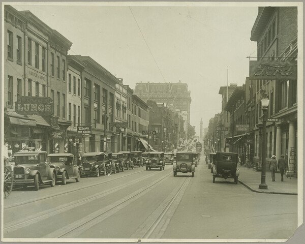 Charles Street looking south from Oliver Street — circa 1925