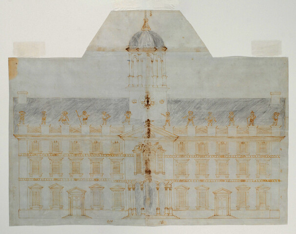 Competition Entry for the U.S. Capitol, Front Elevation — 1792