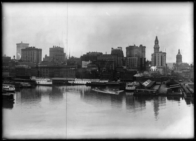 Downtown Baltimore and Inner Harbor — circa 1920