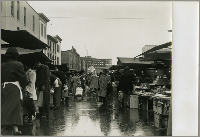 Belair Market vendor stalls — 1954-05-15