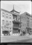 A view of the Little Pekin Restaurant located at 224 West Franklin Street, Baltimore, Maryland. The restaurant, featuring Chinese cuisine, opened in September 1914 and was owned by Dea Faung.