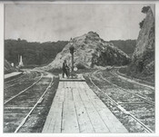 A section of the Baltimore and Ohio Railroad (B&O) in Relay, Maryland. The B&O was the first passenger railway in the United States, debuting in 1830 with 13 miles of track between Baltimore City and Ellicott's Mills (later Ellicott City) with trains originally drawn by horses. The distance between the two endpoints was too long…