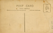 Verso of postcard.