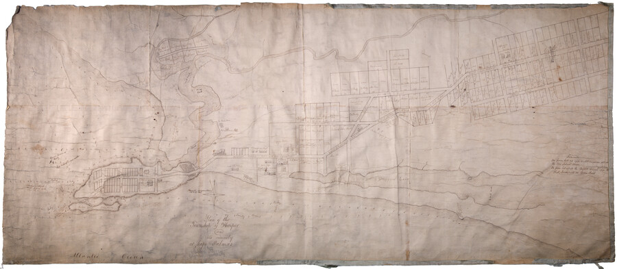 Plan of the Township of Harper and its vicinity at Cape Palmas — circa 1860-1869