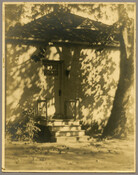 View of the doorway of Nancy's Fancy, the home of the Baltimore, Maryland, photographer Emily Spencer Hayden.