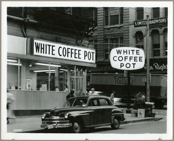 White Coffee Pot restaurant — undated