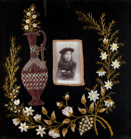 Picture, Needlework — circa 1880-1910