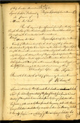 Three pages (pp. 298-300) of the first volume of Maryland's Baltimore County Court chattel records from the years 1773-1784. Pages 299-300 contain the manumission statement given by George Johnson for portraitist Joshua Johnson. In the statement, George acknowledges Joshua as his son, and agrees to free Joshua once he either completes an apprenticeship with Baltimore…