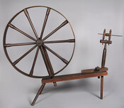 This flax spinning wheel was used by enslaved people at the "The Cottage," a large plantation in Upper Marlboro, Maryland. It was employed in the production of linsey-woolsey fabric, a wool-linen blend. Purchased in the 1830s, Charles Clagett (1819-1894) was gifted five hundred acres that made up "The Cottage." The plantation produced mainly tobacco, as…