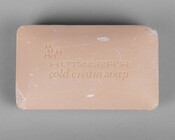 This bar of Hutzler's Cold Cream Soap with a carved label comes from the famous Maryland department store's Towson location. It was purchased in the mid-twentieth century by a long-time resident of Parkville, Maryland, who served in WWII.