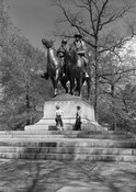 Monument depicting the Confederate generals Stonewall Jackson and Robert E. Lee, formerly located on the west side of the Wyman Park Dell in Baltimore, Maryland. The statue was designed by Laura Gardin Fraser and erected in 1948 as the first double equestrian statue in the United States. The statue was removed in 2017 per the…