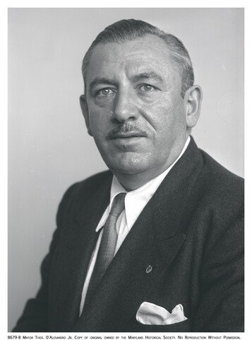 Portrait of Mayor Thomas D’Alesandro, Jr — circa 1950